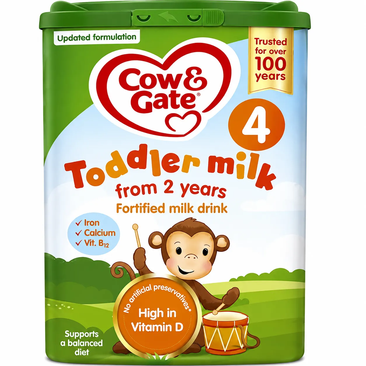 Cow & Gate 4 Growing Up Milk Powder 800g (2–3 Years)