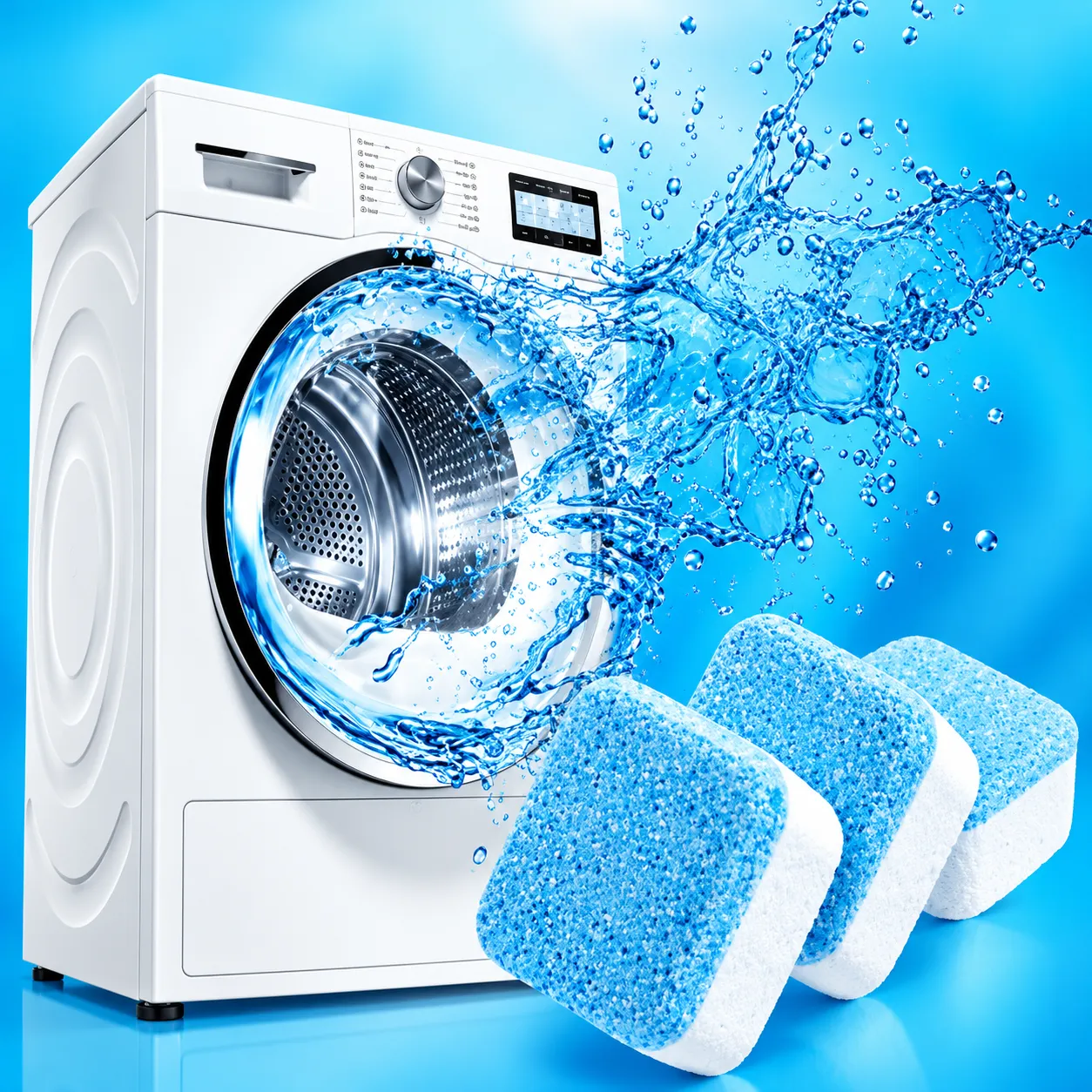 12 Pcs Washing Machine Cleaner Tablets