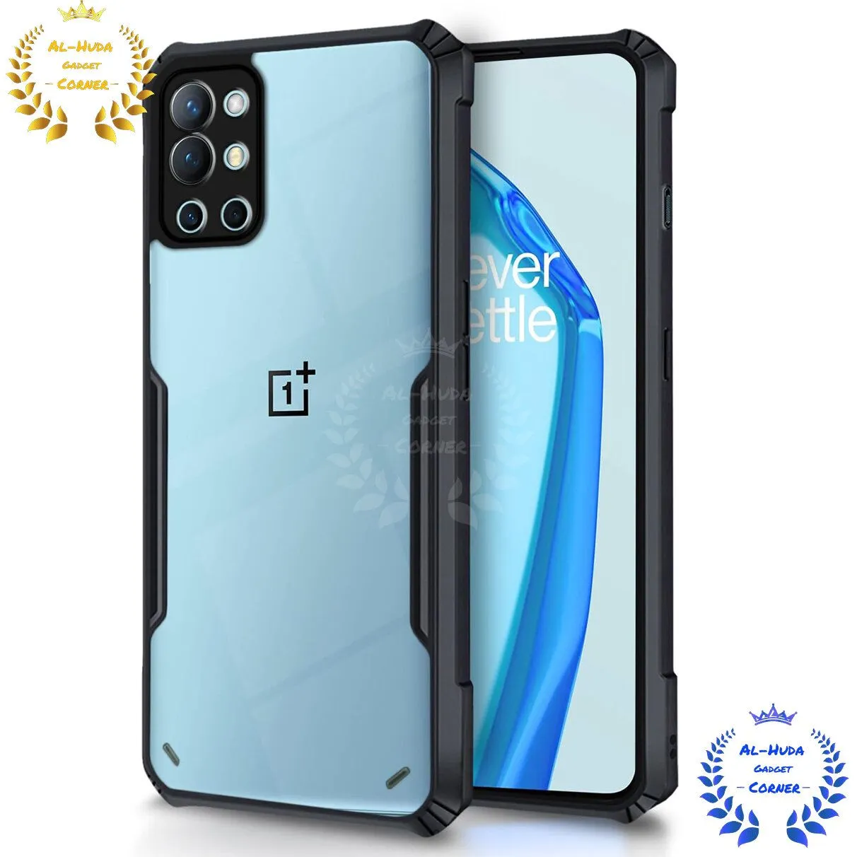 Shockproof & Transparent Crystal Clear Back Cover Case / Matte Protective Lens Flexible Back Cover for Oneplus 8T / Oneplus 9R / 1+ 8T / 1+ 9R | Slim Silicone Cover with Soft Lining Shockproof Full Body Bumper Case