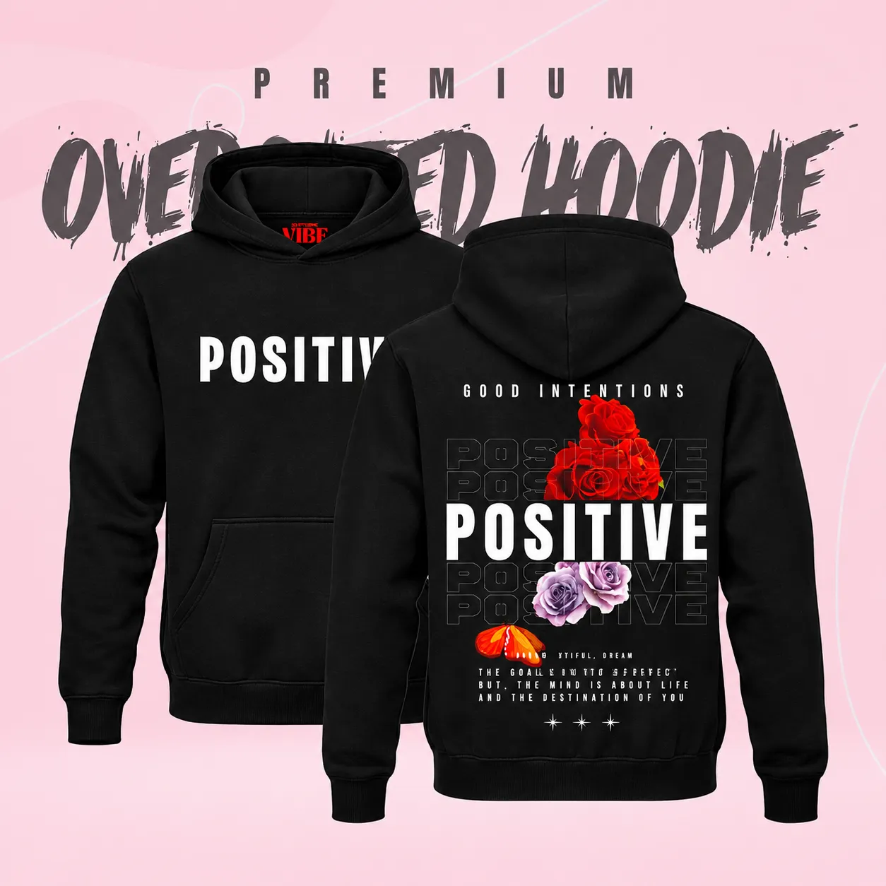 Zunkies Premium Positive Drop Shoulder Hoodie