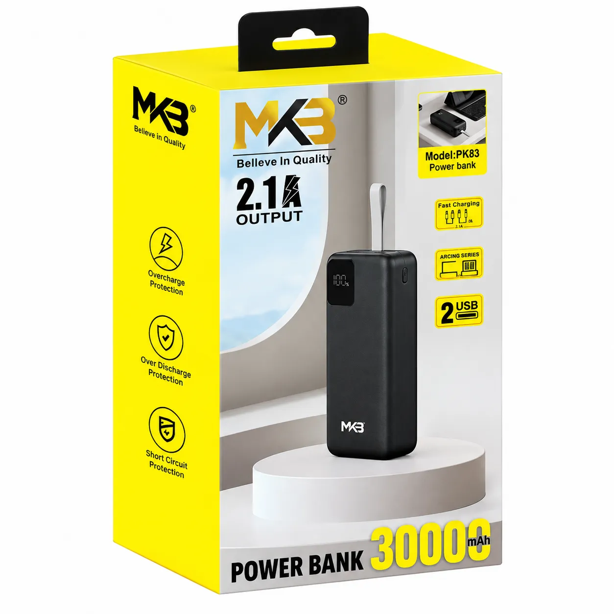 MKB PK83 30000mAh Power Bank