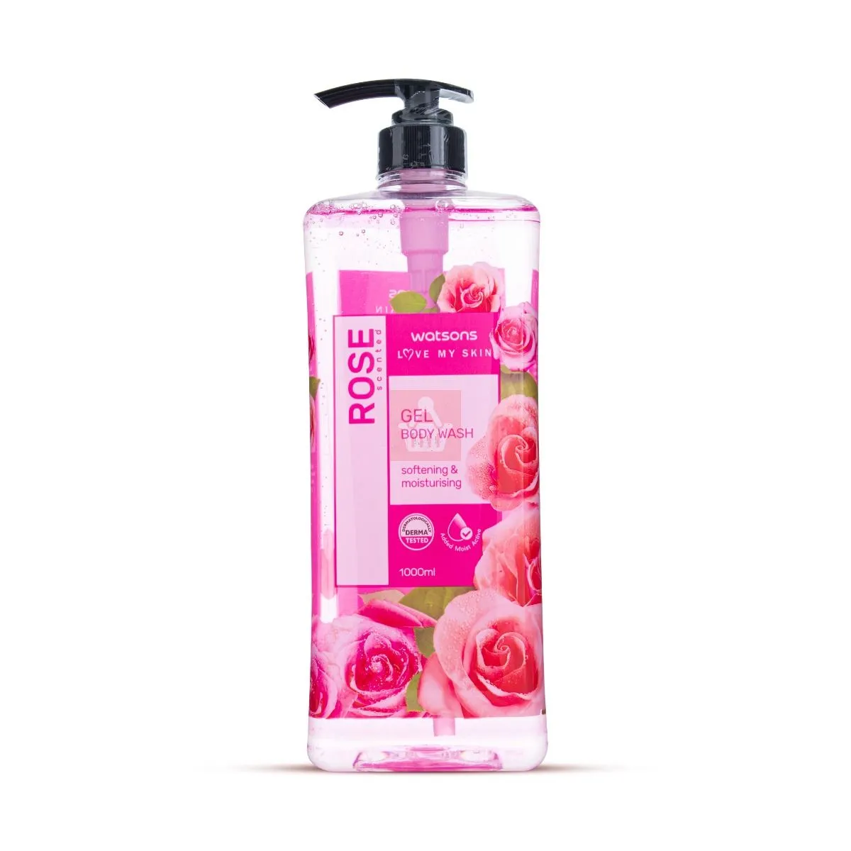 Watson Rose Softening & Moisturising Gel Body Wash – 1000ml