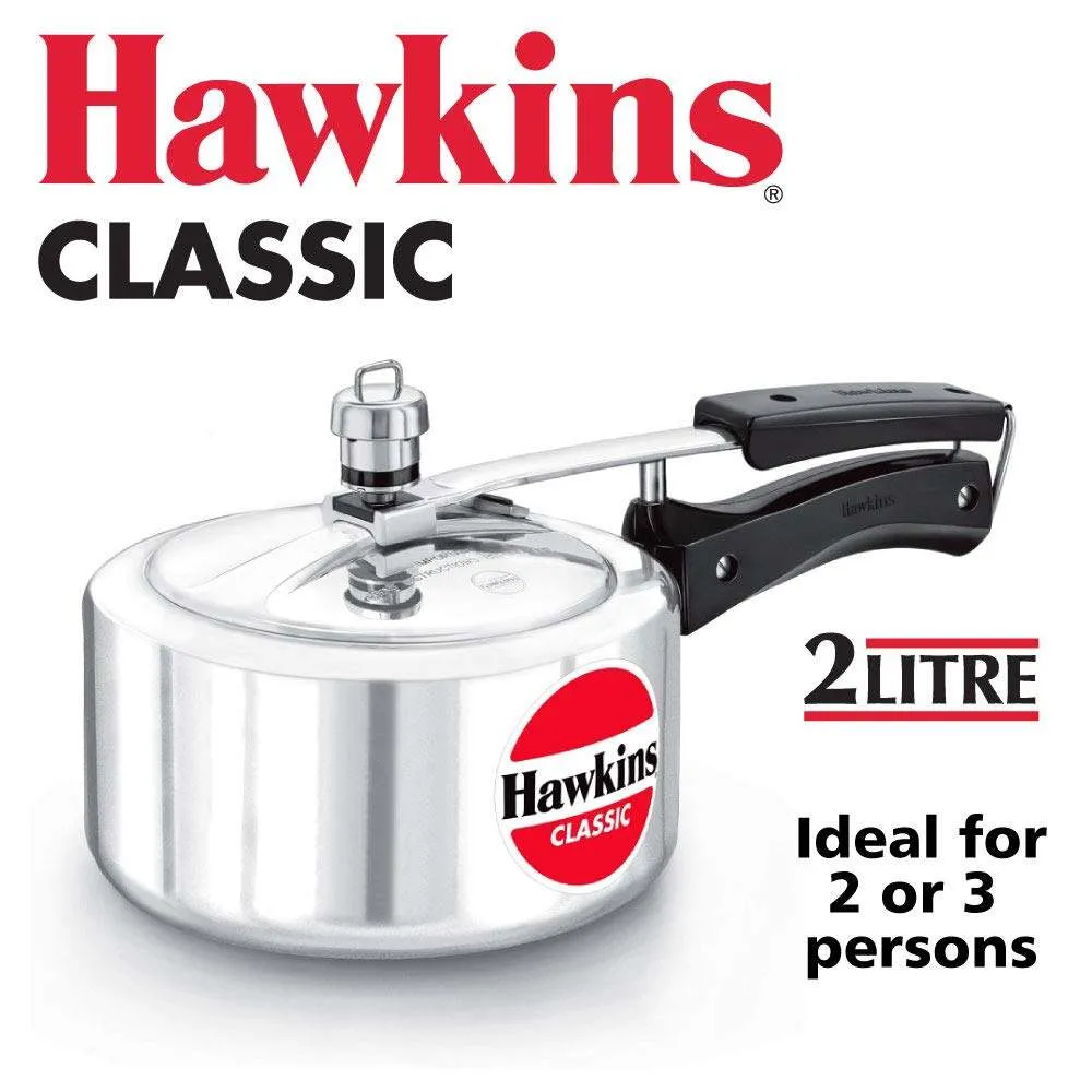 Hawkins Classic 2 L Pressure Cooker (Aluminium)