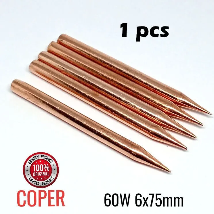 60W Soldering Iron Coper Bit, Iron Tip High quality Coper Replaceable