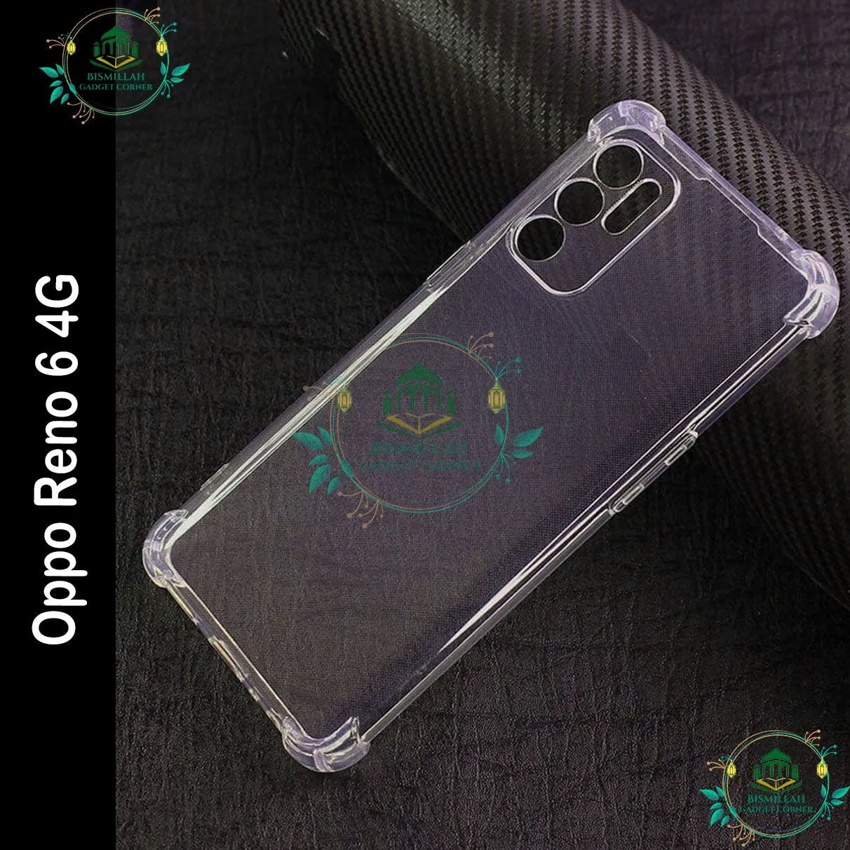 Original Transparent back cover For OPPO Reno 6 4g Luxury transparent Protect Back Cover Soft Case