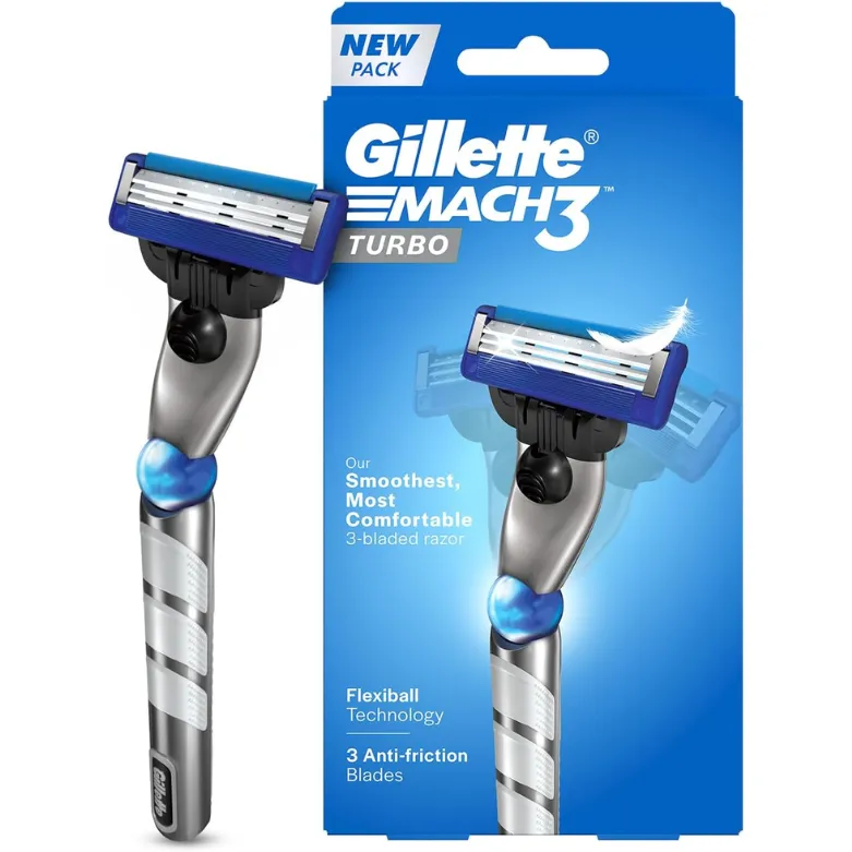 Gillette Mach3 Turbo Men's Shaving Razor