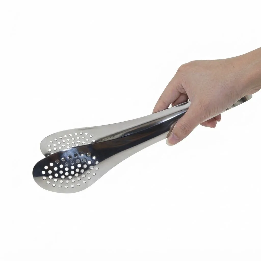 Stainless Steel Food Clip - Silver
