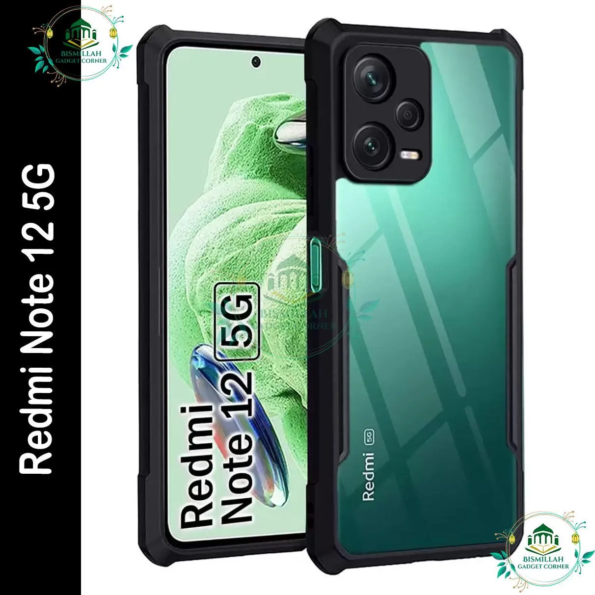 Original Xundd Back Cover for Redmi Note 12 5G Transparent Hybrid Hard PC Back Bumper
