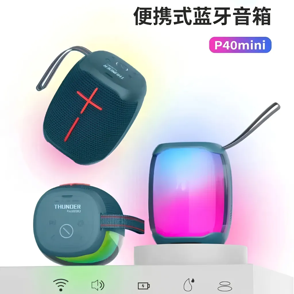 WiWU Thunder P40 Mini Portable Wireless Speaker
