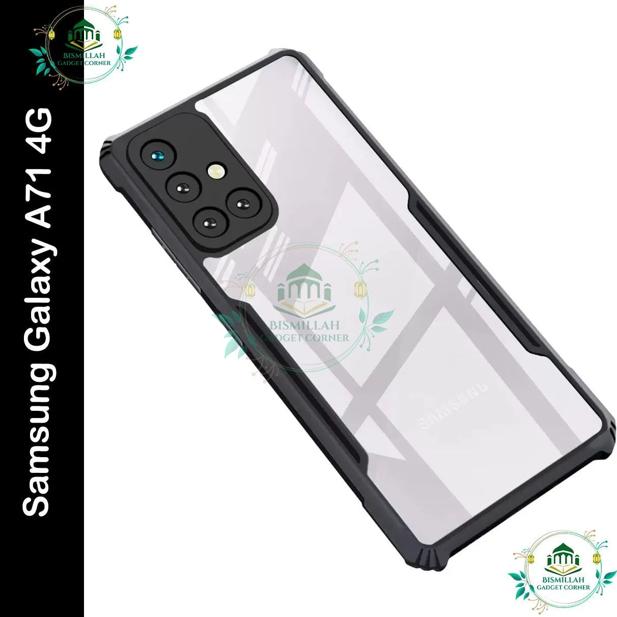 Xundd Back Cover for Samsung Galaxy A71 4G Transparent Hybrid Hard Back Bumper