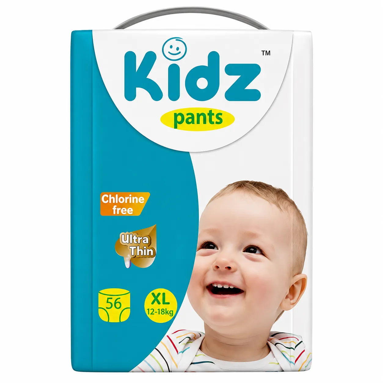 Baby Diaper Pant XL (12-18)kg 56 pcs made in Germany