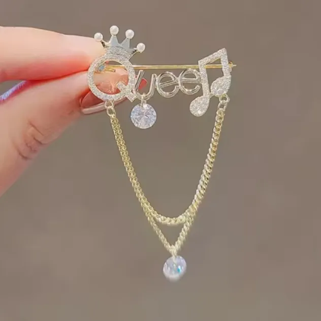Trendy Stylish Queen Hijab Pin Brooch For Girls and Women | Stylish New Brooch For Girls | Queen Brooch or Hijab pin