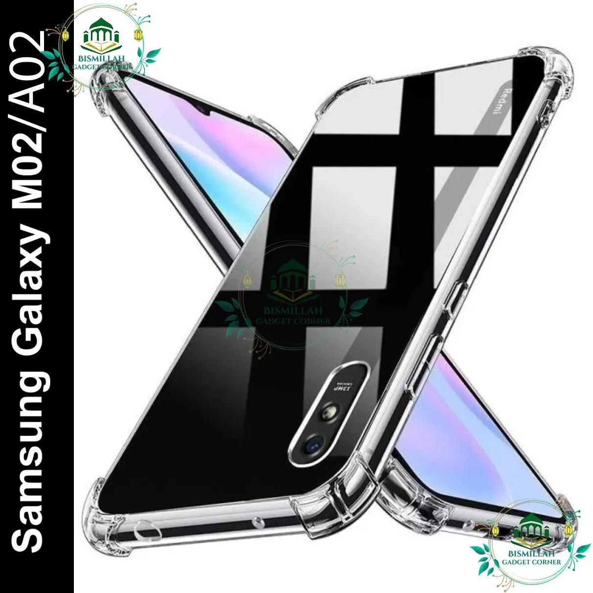 Samsung Galaxy A02 M02 5G Luxury transparent Protect Back Cover Soft Case