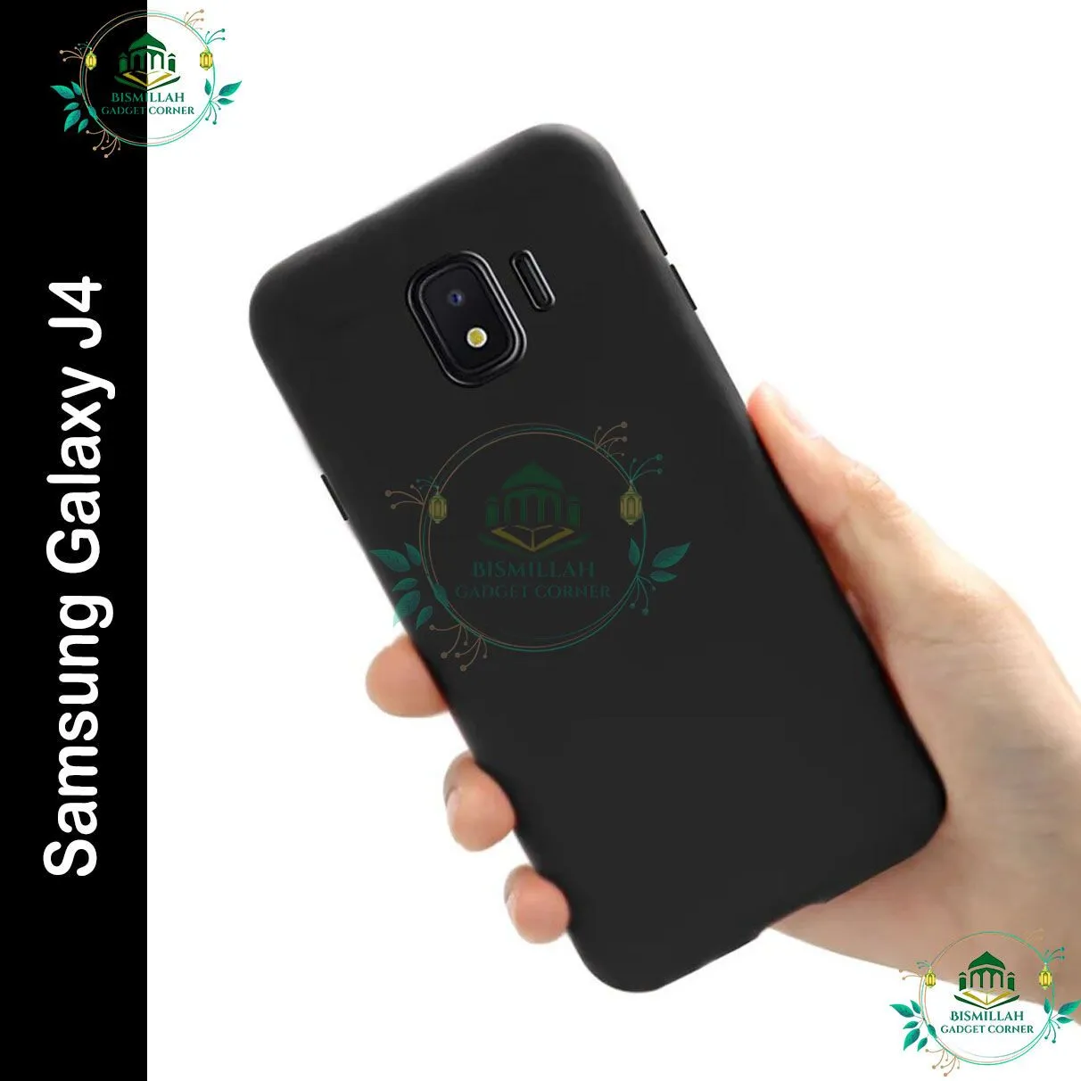 Back Cover Case / Matte Protective Lens Flexible Back Cover for Samsung Galaxy J4