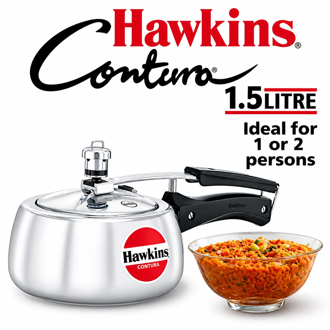 Hawkins contura 1.5 L Pressure Cooker (Aluminium)