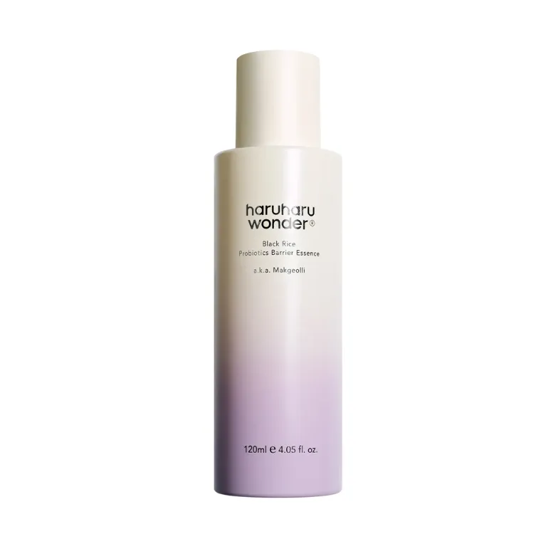 Haruharu Wonder Black Rice Probiotics Barrier Essence 120ml, also known as Makgeolli Essence, is a lightweight barrier-strengthening essence designed to provide deep hydration while supporting smoother, healthier-looking skin. Its milky, slightly viscous texture absorbs comfortably after cleansing and toning, making it suitable for all skin types, including sensitive skin. The fragrance-free formula is also vegan and cruelty-free. Formulated with Black Rice Extract, Galactomyces Ferment Filtrate, Bifida Ferment Filtrate, Ceramides, and Panthenol, Haruharu Wonder Black Rice Probiotics Barrier Essence 120ml helps support the skin barrier while improving the appearance of skin texture, elasticity, and radiance. It is particularly suitable for dry, dehydrated, dull, rough, or weakened barrier skin. The formula is free from artificial fragrance, silicones, and drying alcohol, making it a practical addition to a gentle daily skincare routine. To use Haruharu Wonder Black Rice Probiotics Barrier Essence 120ml, apply it after cleansing and toning, then gently pat until absorbed. It can be used both morning and evening, with additional layers applied whenever extra hydration is needed. Customers looking for the best price can purchase this essence conveniently from Padmazon.
