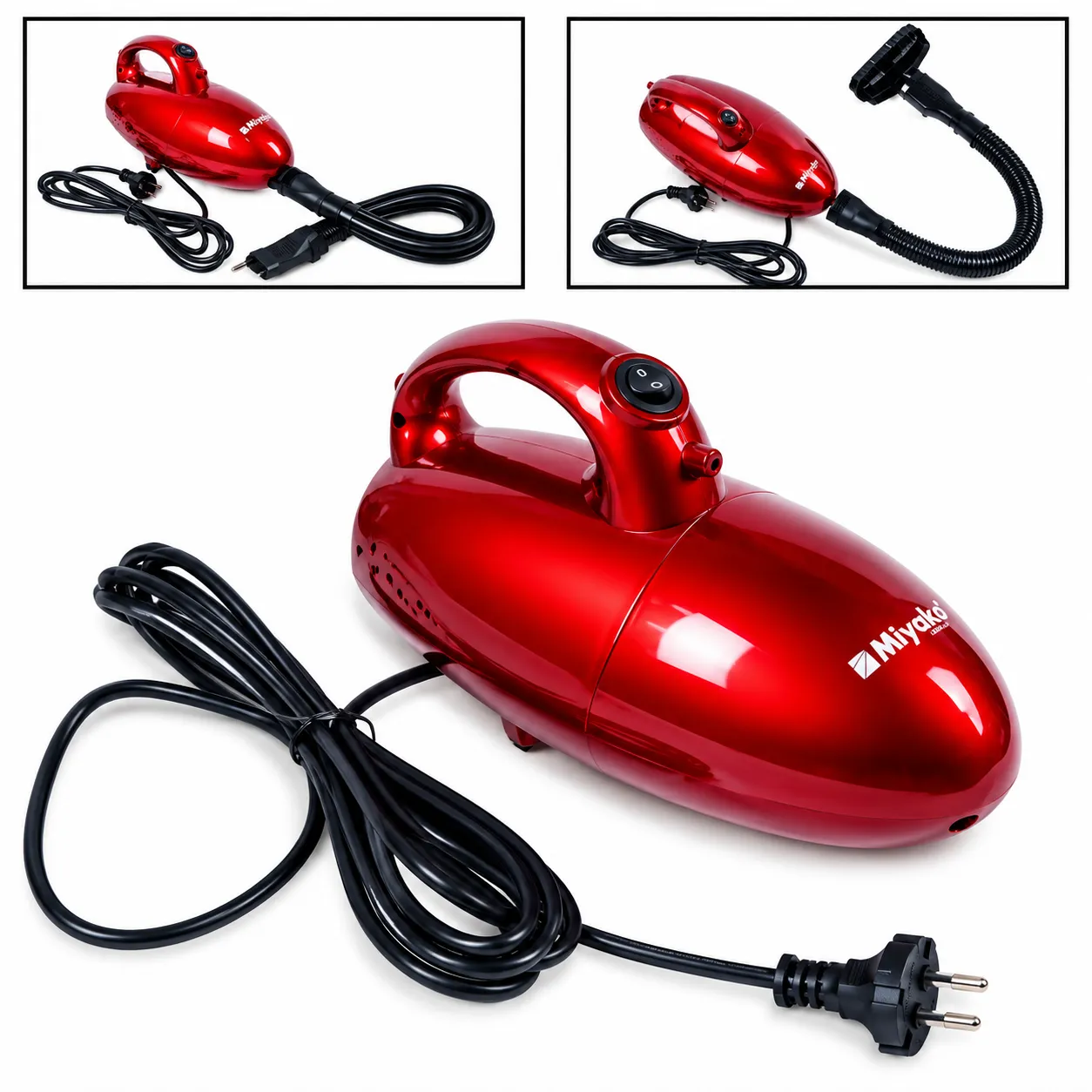 Miyako MVC-112 Mini Vacuum Cleaner with Blower & Suction Function for convenient and practical everyday cleaning at home and office.