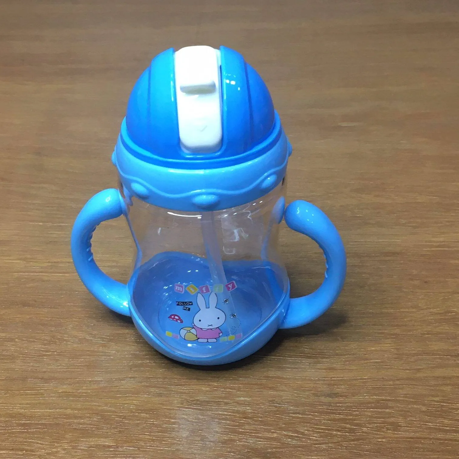 Crystal PP Water Cup – Mumpot with Silicone Straw, 280ml, 6m+