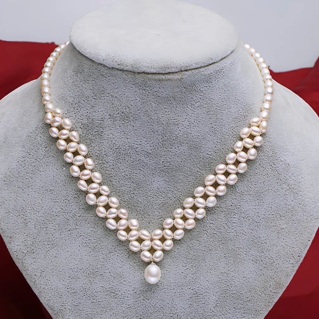 Exclusive And Premium Quality Pearl Necklace, White Pearl