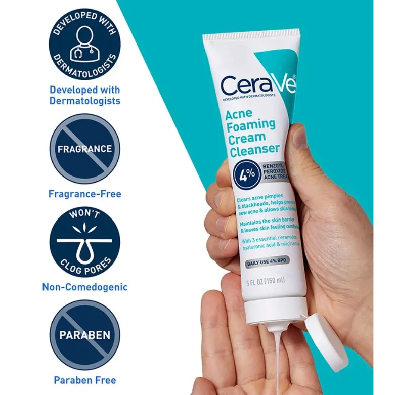 Acne Foaming Cream Cleanser – 150ml