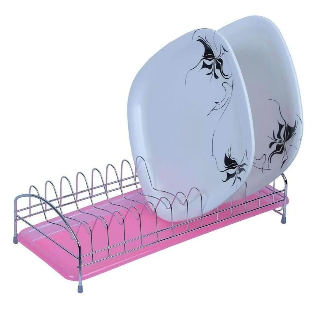 Stainless Steel Kitchen Plate Rack - 12 Plates