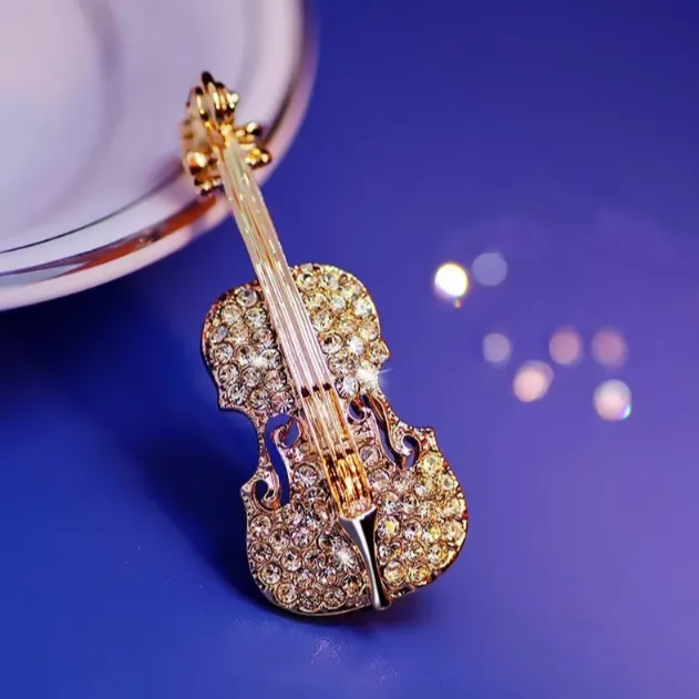 Trendy Stylish Hijab pin or Guitar Brooch For Girls and Women