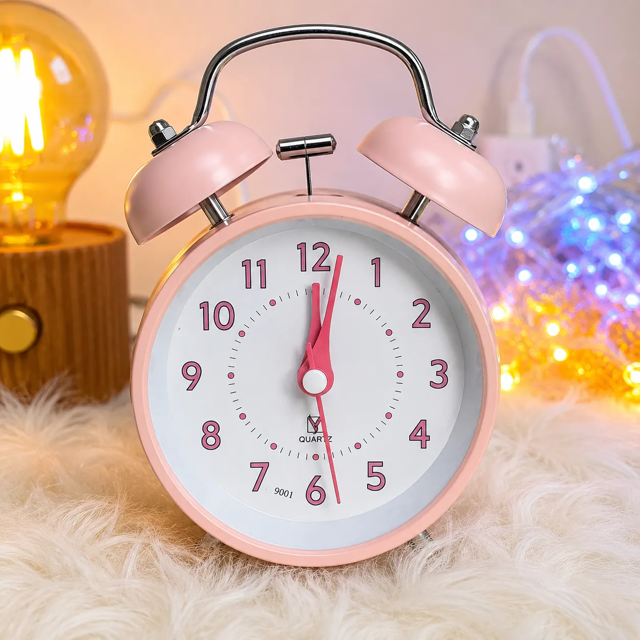 Twin Bell Table Alarm Clock with Silent