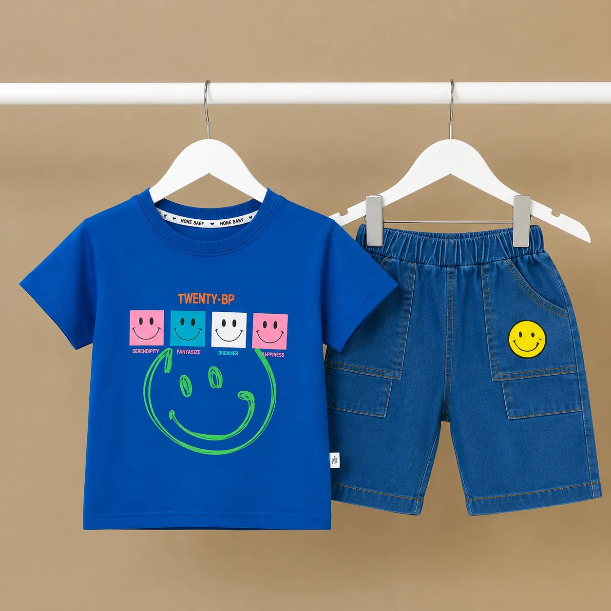 Kids Denim Set t shirt & Pant Set
