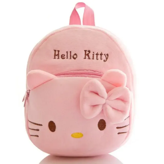 8x9 Inches Toddler Plush Hello ketty Backpack Cute Baby Backpacks for Boy Girl Mini Backpack Preschool Baby Schoolbag