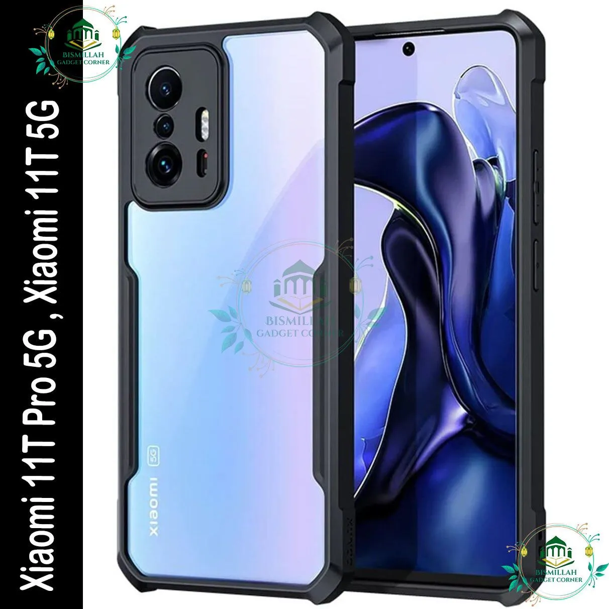 Xiaomi 11T Pro 5G , Xiaomi 11T 5G Transparent Hybrid Hard PC Back Bumper