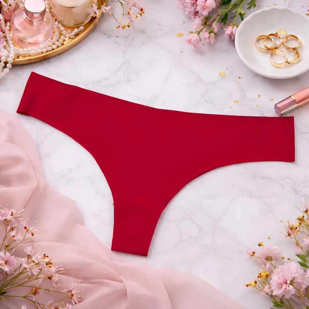 Imported Hot Ice Silk Cotton Seamless Women's Bikini Brief - Any Color 2 Pcs (China)