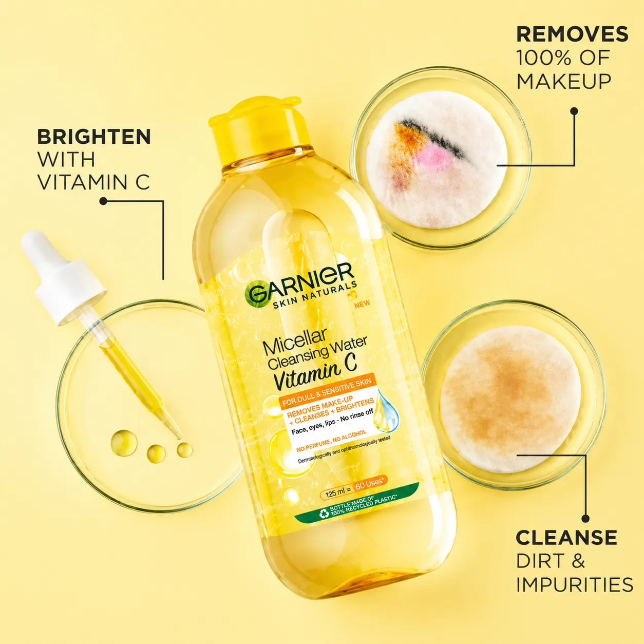 Garnier Skin Naturals Micellar Cleansing Water Vitamin C 125ml