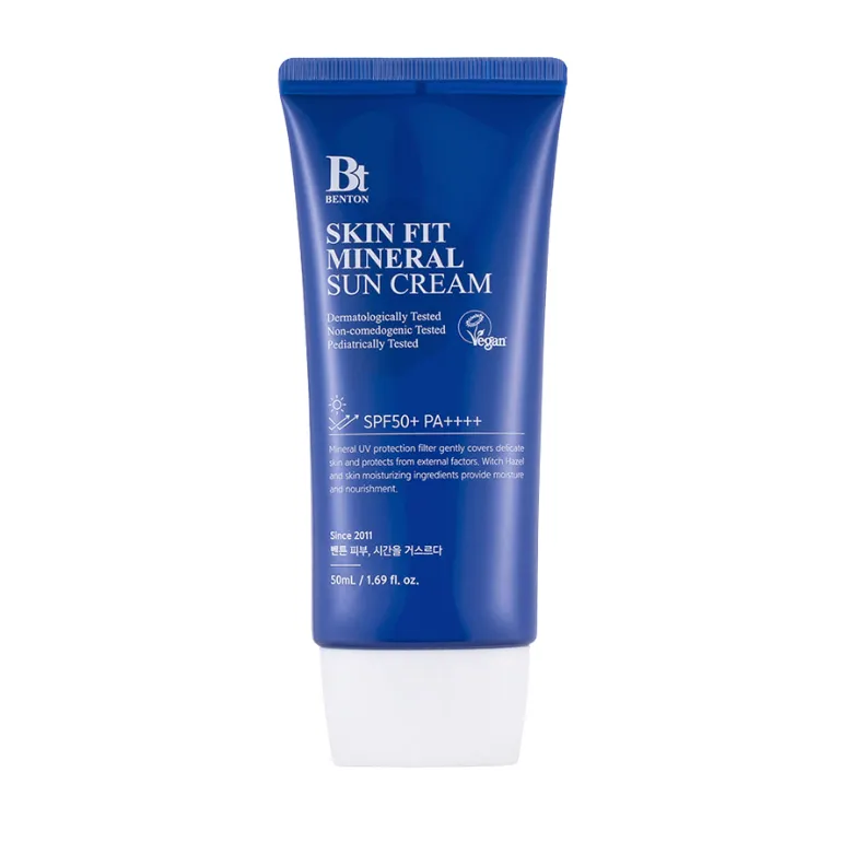 BENTON SKIN FIT MINERAL SUN CREAM SPF50 PA ++++ 50ML