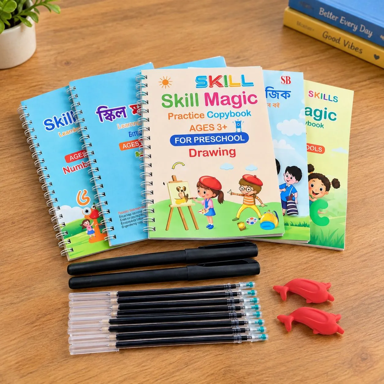 Magic Handwriting Practice Book Set for Kids