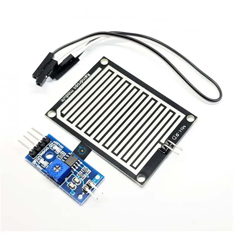 Large Area Rain Sensor DC 3V 5V Weather Raindrops Rainwater Module Rain Sensors With Digital & Analog Output Rain Humidity Detection Sensor