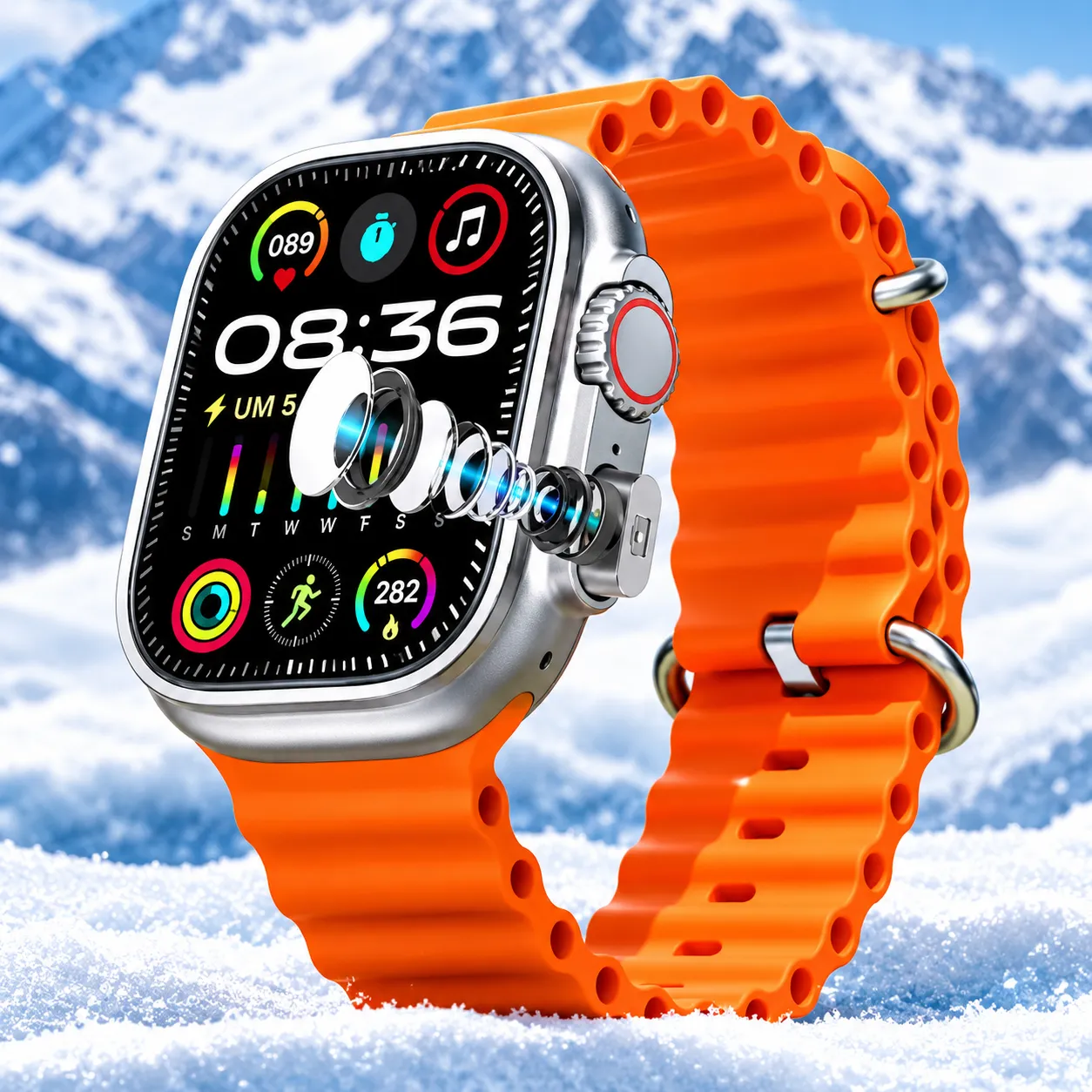 BW9 Pro Sim and Camera Supported smart watch