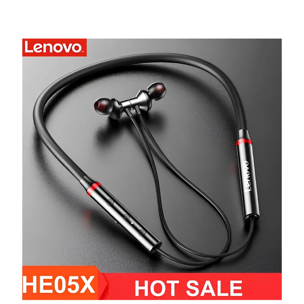 Lenovo HEO5X Wireless Bluetooth Neckband Earphones