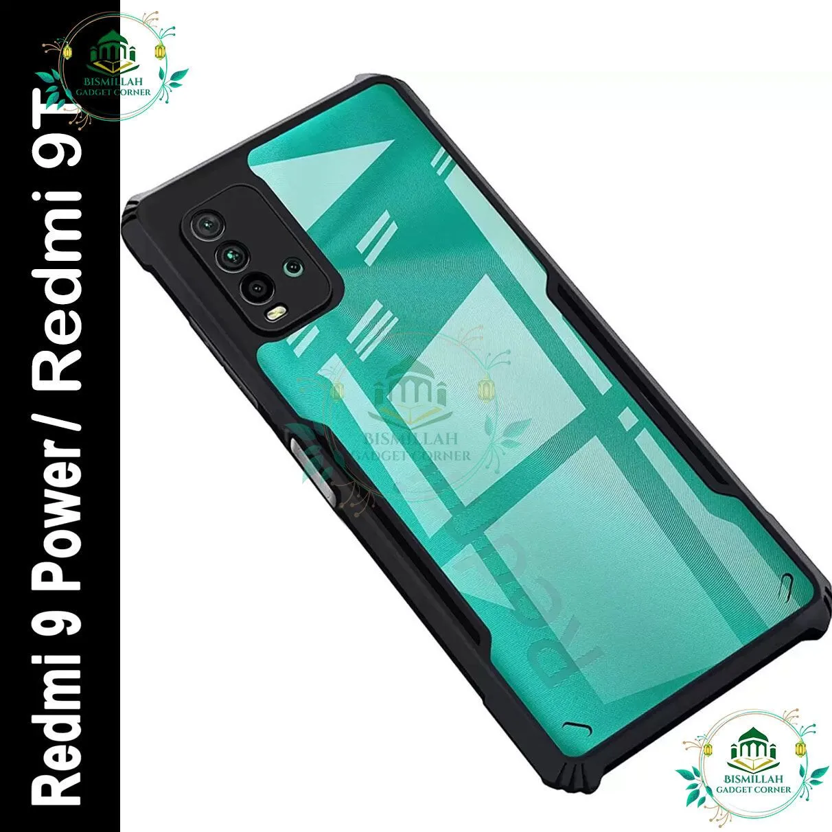Xundd Back Cover for Redmi 9 Power Redmi 9T Mi 9 Power Mi 9T Transparent Hybrid Hard PC Back Bumper