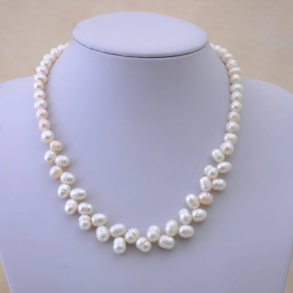 Premium Quality Pearl One Layer Necklace