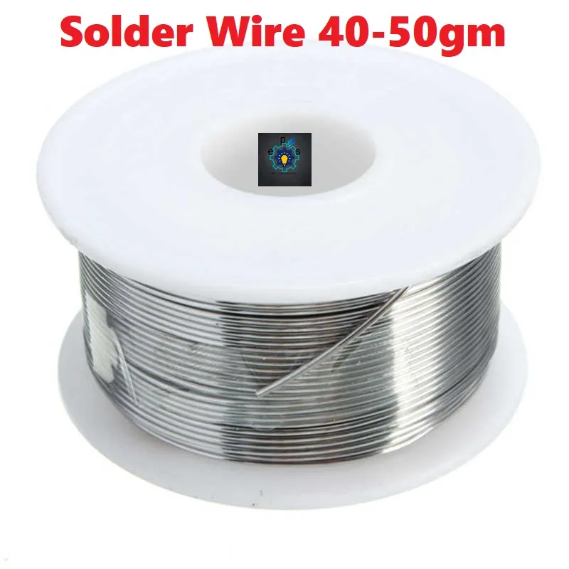  40-50g Tin Lead Soldering Wire, Rosin Core Flux, Low Melting, 0.8/1.0/1.2mm Diameter, Wire Reel for Electronics Repair