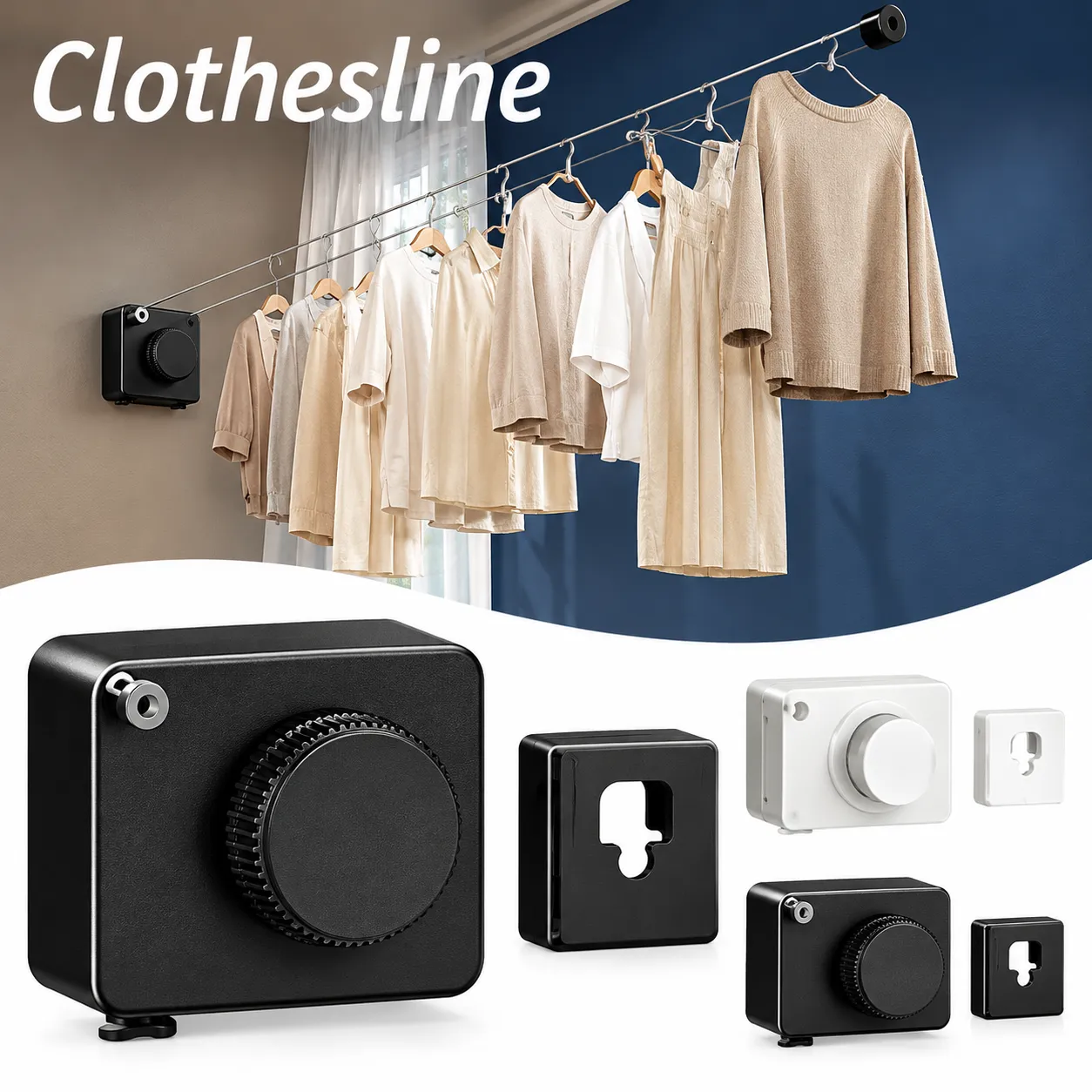 Wall Mounted Stainless Steel Cloth Hanger