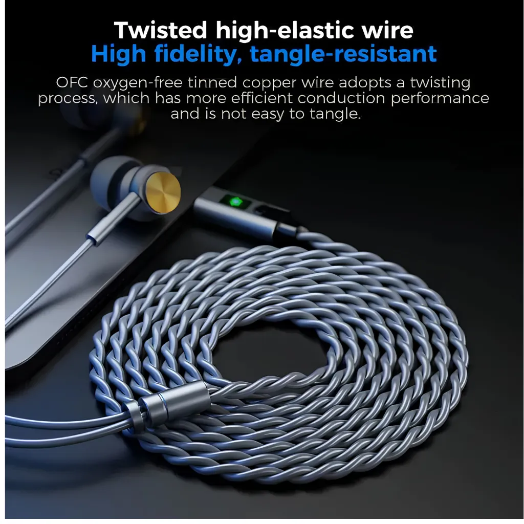 Plextone G18 Type-C Wired Gaming Earphone