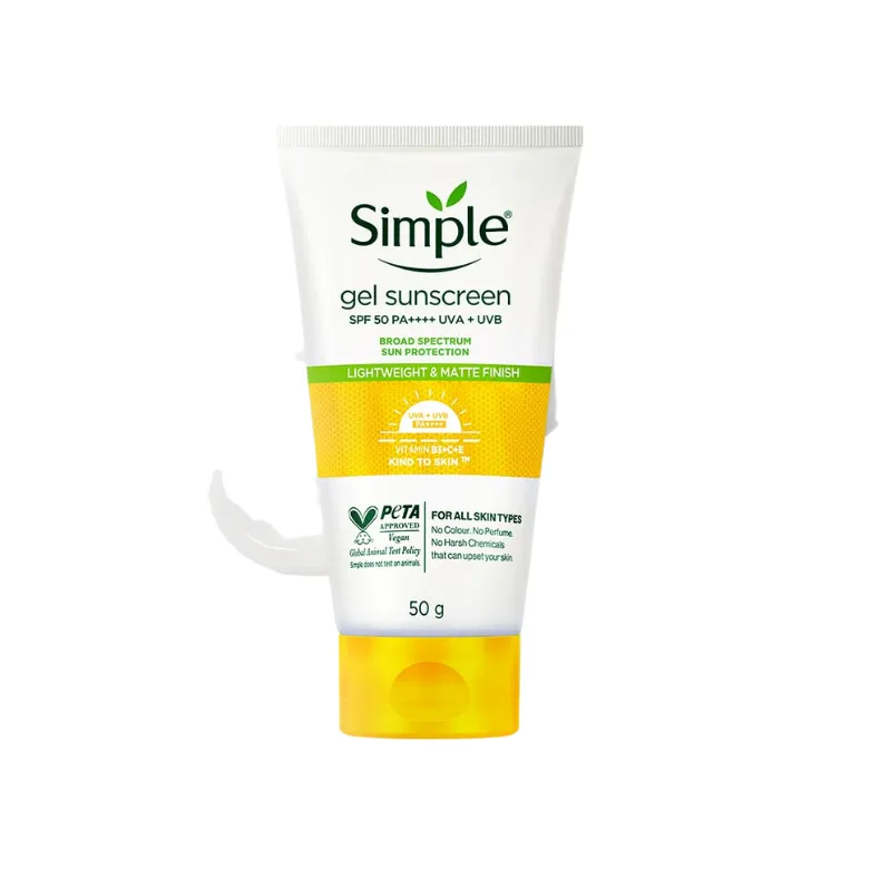 Simple Kind to Skin Gel Sunscreen SPF 50 PA++++ 50g