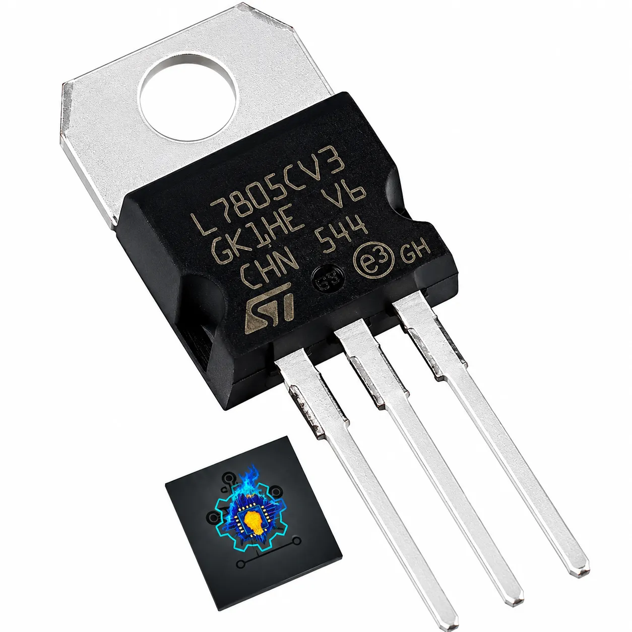 LM7805 Voltage Regulator -5Pcs