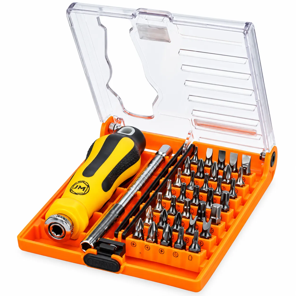 52-in-1 Multi-Purpose Tool Kit for DIY Projects, Household Repairs, Maintenance, and Everyday Use.