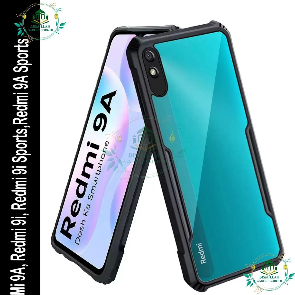 Original Xundd Back Cover for Xiaomi Redmi 9i , Xiaomi Redmi 9A , Xiaomi Redmi 9i Sprot , Xiaomi Redmi 9A Sprot / Redmi 9i , Redmi 9A , mi 9i Sprot , Redmi 9A Sprot Transparent Hybrid Hard PC Back Bumper