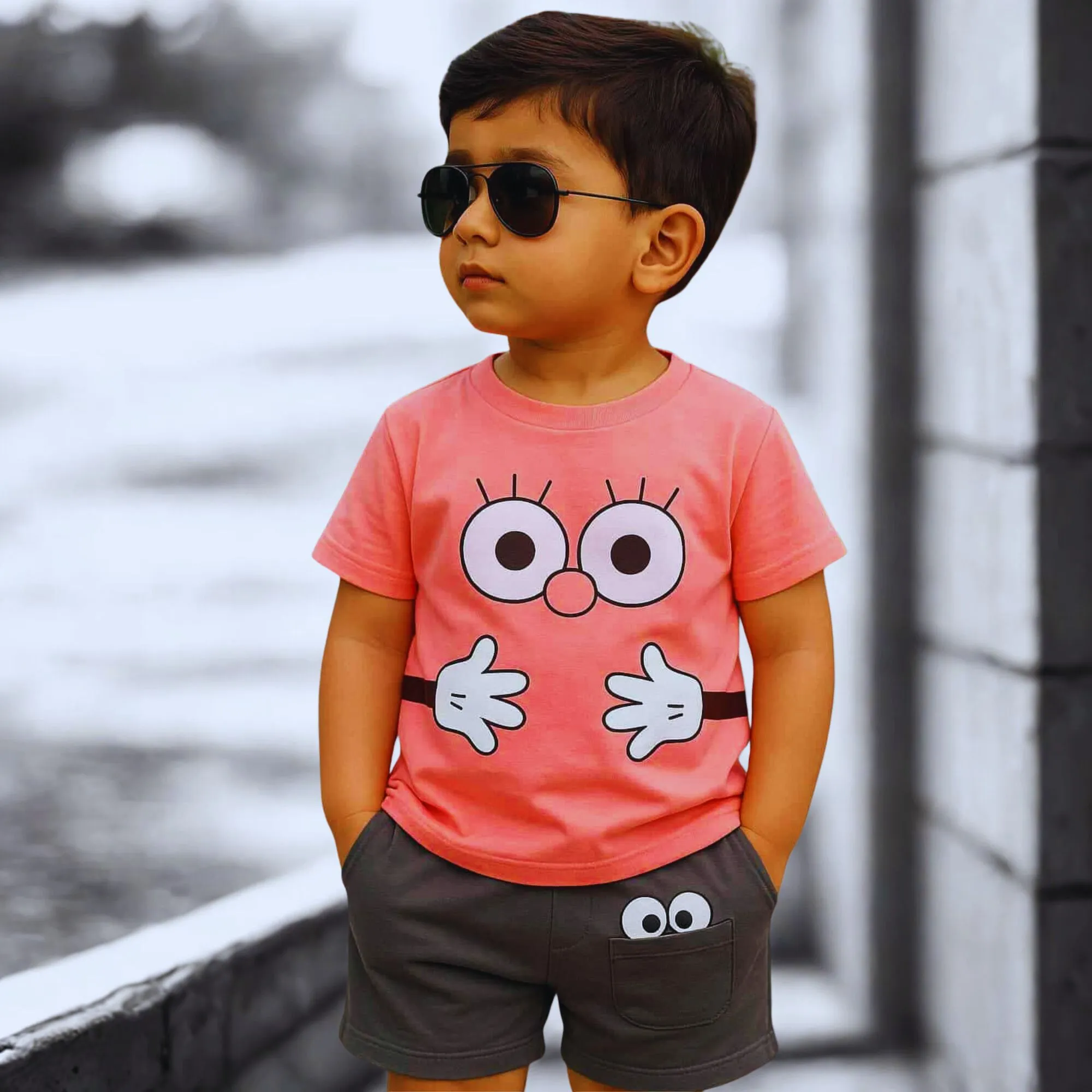 Kids Cotton t shirt & Pant Set