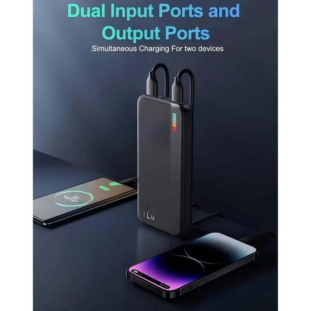 JR-T016/17/18 Dazzling Series 12W Power Bank 10000mAh 20000mAh 30000mAh