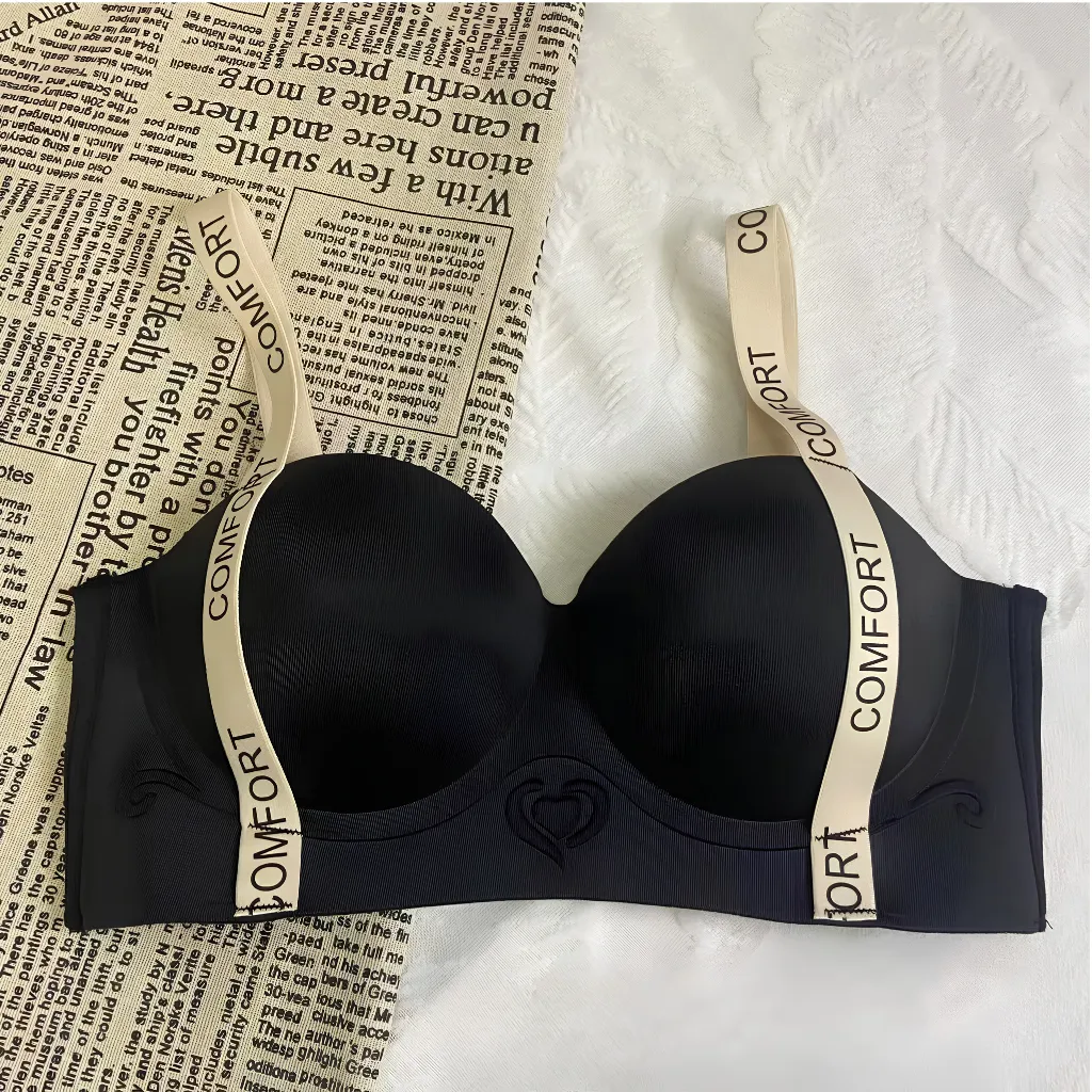 Imported LAZADY Adjustable Push Up Bra - Black (China)