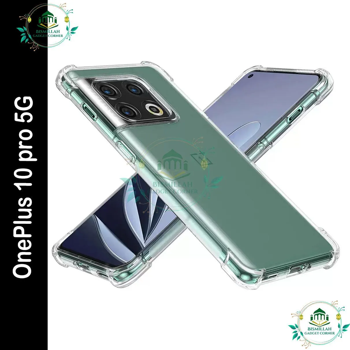 Transparent back cover For Oneplus 10 Pro 5G Luxury transparent Protect Back Cover Soft Case